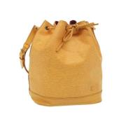 Louis Vuitton Vintage Pre-owned Laeder axelremsvskor Yellow, Dam