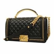 Chanel Vintage Pre-owned Laeder chanel-vskor Black, Dam