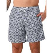 Jacob Cohën Bermuda Cirklar Badshorts Blue, Herr