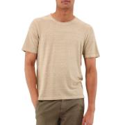 Gran Sasso Vintage Beige Flax Tee Beige, Herr