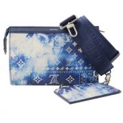 Louis Vuitton Vintage Pre-owned Canvas louis-vuitton-vskor Blue, Dam