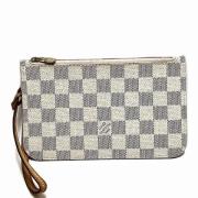 Louis Vuitton Vintage Pre-owned Canvas kuvertvskor White, Dam