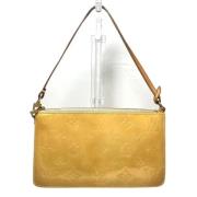 Louis Vuitton Vintage Pre-owned Laeder handvskor Yellow, Dam