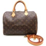 Louis Vuitton Vintage Pre-owned Tyg handvskor Brown, Dam