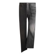 Balenciaga Fifty-Fifty Jeans Black, Herr