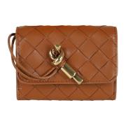 Bottega Veneta Stiliga Dams Plånböcker i Cognac Brown, Dam