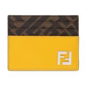 Fendi Korthållare med logotyp Yellow, Herr