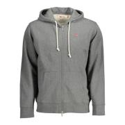 Levi's Hoodie med dragkedja för män i grå Gray, Herr