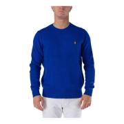 Ralph Lauren Rundt Hals Tröja MED Logo Blue, Herr