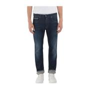 Replay Mörkblå Hyperflex Stretch Denim Jeans Blue, Herr