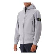 Stone Island Grå Softshelljacka med Huva Gray, Herr