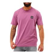 Stone Island Rose Quartz Logo Tee Purple, Herr