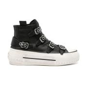 ASH Regnbåge Läder Sneakers Black, Dam