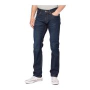 Lee Regular Slim Dark Blue Jeans Blue, Herr