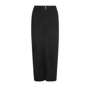 Sportmax Svart Kjol Lacca Black, Dam