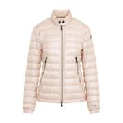 Moncler Beige Neutrala Toner Modejacka Pink, Dam