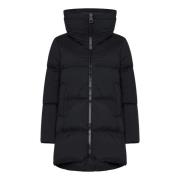 Herno Svart Quiltad Cape Jacka Black, Dam