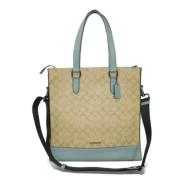 Coach Pre-owned Pre-owned Canvas axelremsvskor Beige, Dam