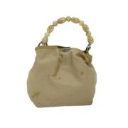 Dior Vintage Pre-owned Nylon handvskor Beige, Dam