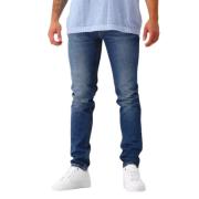 Won Hundred Blå Tintad Jeans Blue, Herr