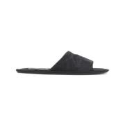 The Row Svarta Sandaler Elegant Stil Black, Dam