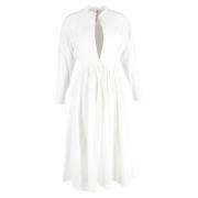 Alexander McQueen Pre-owned Pre-owned Bomull klnningar White, Dam