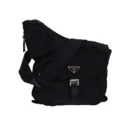 Prada Vintage Pre-owned Nylon prada-vskor Black, Dam