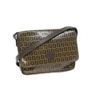 Fendi Vintage Pre-owned Canvas fendi-vskor Brown, Dam