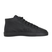 Hide&Jack Essence Läder Sneakers Hög Profil Black, Herr