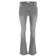 DNM Pure Flared Jeans Gray, Dam