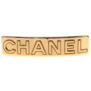 Chanel Vintage Pre-owned Metall hrspnnen Yellow, Dam