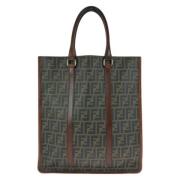 Fendi Vintage Pre-owned Canvas totevskor Brown, Dam