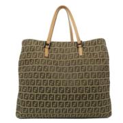 Fendi Vintage Pre-owned Canvas fendi-vskor Brown, Dam