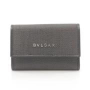 Bvlgari Vintage Pre-owned Canvas nyckelhllare Black, Dam