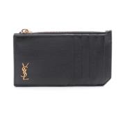 Yves Saint Laurent Vintage Pre-owned Laeder plnbcker Black, Dam