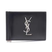 Yves Saint Laurent Vintage Pre-owned Laeder plnbcker Black, Dam