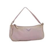 Prada Vintage Pre-owned Nylon prada-vskor Pink, Dam