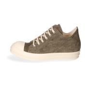 Rick Owens Vintage hög sneaker med haj-sula Green, Herr