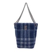 Burberry Vintage Pre-owned Laeder axelremsvskor Blue, Dam