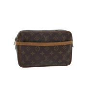 Louis Vuitton Vintage Pre-owned Canvas louis-vuitton-vskor Brown, Dam