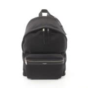 Saint Laurent Vintage Pre-owned Canvas ryggsckar Black, Dam