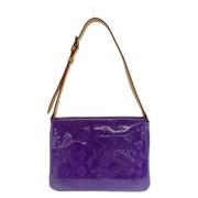 Louis Vuitton Vintage Pre-owned Laeder crossbodyvskor Purple, Dam