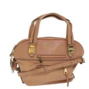 Chloé Pre-owned Pre-owned Laeder axelremsvskor Beige, Dam