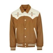 Pendleton Västlig Blousonjacka med Klassiska Detaljer Brown, Herr