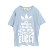 Gucci Vintage Pre-owned Bomull toppar Blue, Dam