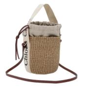 Chloé Pre-owned Pre-owned Canvas axelremsvskor Beige, Dam