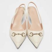 Gucci Vintage Pre-owned Laeder klackskor Beige, Dam