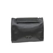 Prada Vintage Pre-owned Satin prada-vskor Black, Dam