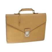 Louis Vuitton Vintage Pre-owned Laeder louis-vuitton-vskor Beige, Dam