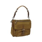 Prada Vintage Pre-owned Nylon prada-vskor Brown, Dam